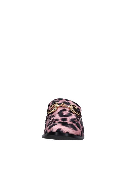 Mocassini in tessuto JEFFREY CAMPBELL | VELVITEEN CHEETAHROSA-NERO